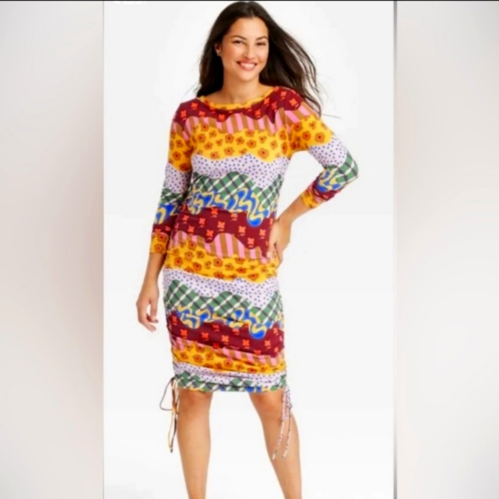 NWT Target XS Colorful Long Sleeve Dress Latino Heritage Month
